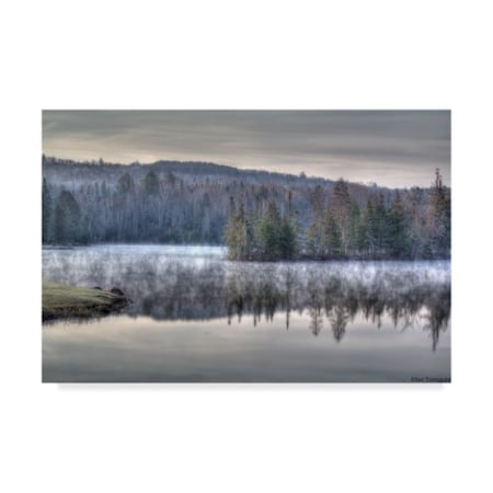 Ian Tornquist 'Fog On The Water' Canvas Art,16x24